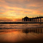 Presuppositions of Faith (6 of 6): The Trinity - sunset with pier in ocean