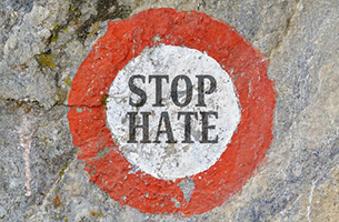 God Is Love and He Hates Things - Weekly Blog Post by Dr. Craig Biehl - stop hate logo