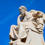 Is Philosophy Bad? - marble statue of man thinking against blue sky