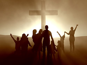 Gleanings from The Religious Affections (Part 4): The Importance of Religious Affections to the Christian Life - Weekly Blog Post by Dr. Craig Biehl - sepia people in from of cross