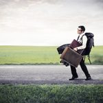 Baggage, Responsibility, and the Display of God’s Excellence - Weekly Blog Post by Dr. Craig Biehl - man weighted down by baggage